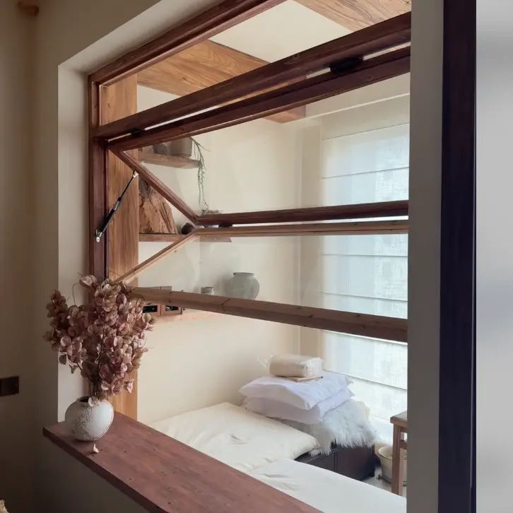 Вікна з верхніми петлями з алюмінієвого сплаву